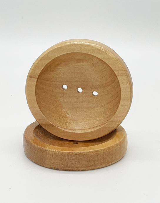 Bamboo Hand Soap Dish - Totally Soap Co.